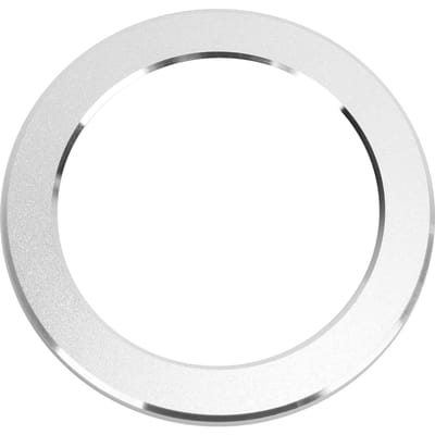 Motor Ontsteking Start Stop Knop Ring Afdekking Trim Aluminiumlegering Zilver Auto Interieur Trim white