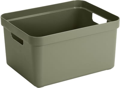Sunware - Sigma home opbergbox 32L donker groen - 44,4 x 34,2 x 24,2 cm