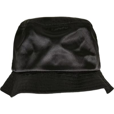 Urban Classics - Satin Bucket hat / Vissershoed - Zwart