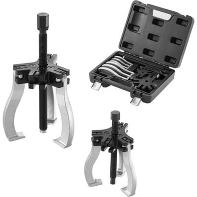 VEVOR 2-Delig Trekgereedschap Lagertrekker 2 Of 5 T, Drie-Kaak Kogellagertrekker Binnen Buiten 76,2 / 177,8 Mm Max, Spreiding, Paralleltrekker Lagertrekkerset Autotrekkergereedschap