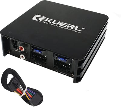 VCTparts® Klasse AB 6-Kanaals Auto DSP Versterker 6x60W – Premium Auto Audio Systeem voor Android Multimediaschermen met Plug & Play Installatie