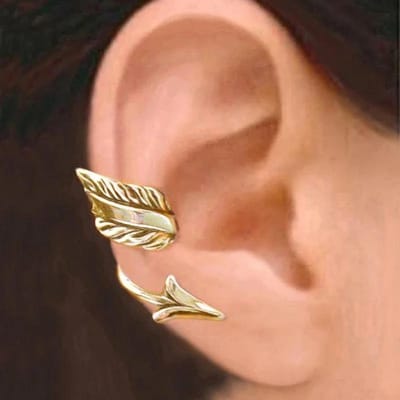 Nieuwe Trendy Vos Vorm Clip Oorbellen Voor Vrouwen Antieke Kleur Oor Cuff Meisje Statement Sieraden Drop Ship brown