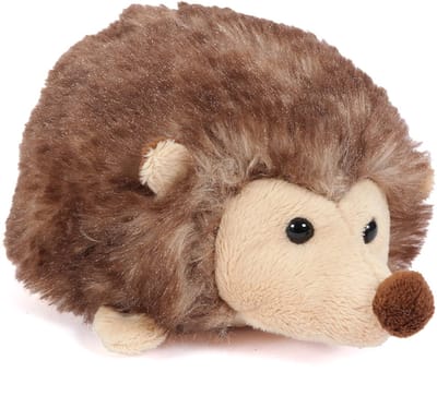 Pia Soft Toys Knuffeldier Egel - zachte pluche stof - bruin - kwaliteit knuffels - 15 cm - Egels