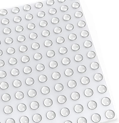 Kleine Zelfklevende Deurbumpers - 100 Pack Clear Rubber Voeten 1/4" Diameter