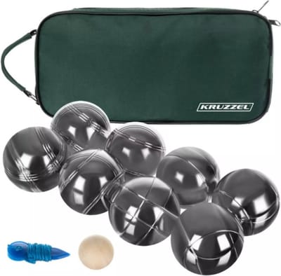Kruzzel Complete Boules Set met Draagtas: Plezier voor Alle Leeftijden