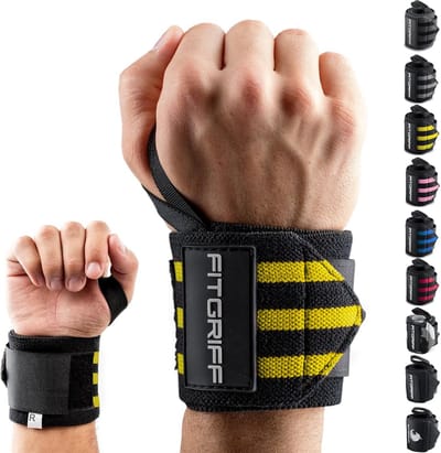 Wrist Wraps voor Gewichtheffen en Bodybuilding - Polsbanden voor Krachttraining