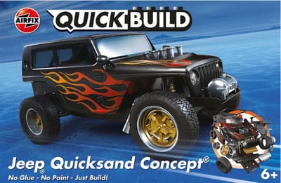 Airfix Modelbouwpakket - J6038 QUICKBUILD JEEP Quicksand Concept Plastic - Airfix - Modelbouw