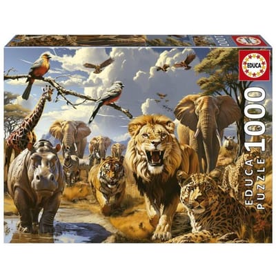 EDUCA - puzzel - 1000 stuks - wilde dieren