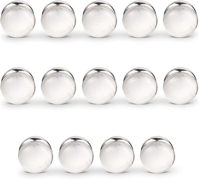 14 Sets Magnetische Parels voor Trouwen, Sterke Dubbelzijdige Hijab Magneten, Ideaal voor Bruidsjurken en Sjaals