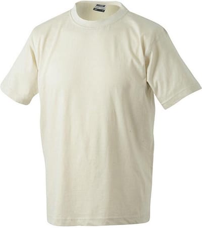 James and Nicholson Unisex Zware Ronde Tee (Steen)
