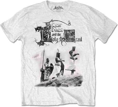 Monty Python - Knight Riders Heren Tshirt - S - Wit