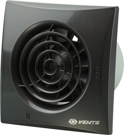 Vents Quiet badkamerventilator 100 mm - 97 m³/h - Zwart