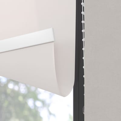 Dutchblinds Rolgordijn - lichtdoorlatend - Sneeuw Wit - 80x190cm - Raamdecoratie op maat