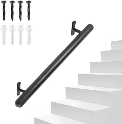 Dailygoods- Trapleuning 66 cm - Antislip Veiligheidshandgreep - Wandmontage - Balustrade - Trapleuning Buiten - Roestvrij Staal - Wandleuning