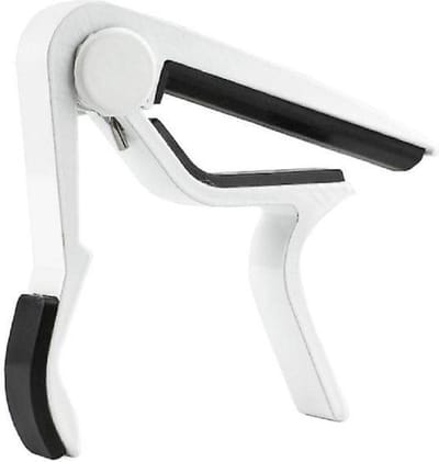 *** Premium Gitaar Capo Wit- Professionele Capo - Gitaarklem - Elektrische - Akoestische - Klassieke - van Heble® ***
