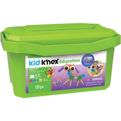 K'nex bouwset Kid K'NEX groepsset in opbergbox - speelgoed 131 stuks.