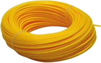 Maaidraad Bosmaaier - Trimmerdraad - Gazon Onderhoud - Solide Enkele Streng - 100m x 2.0mm - Meerkleurig