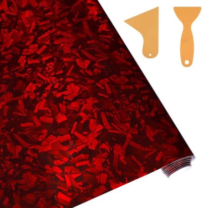 Dailygoods- Vinyl Wrap Rood 30x150 cm - Autowrap Zelfklevende Film