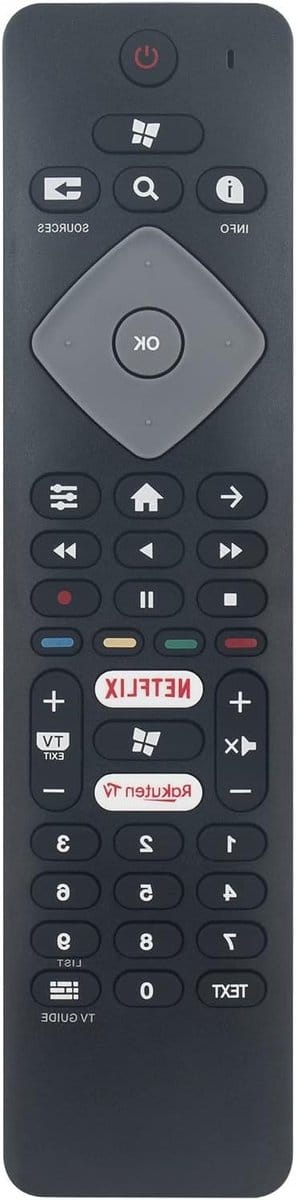 Vervangende afstandsbediening voor Philips 4K OLED TV's - Compatibel met 50PUS7505/12, 55PUS6554/12, 58PUS7505/12 en 65PUS6504/12 - Gebruiksgemak en bereikbaarheid