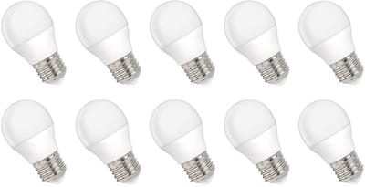 Spectrum LED Kogellamp E27 4W - 230V - 340 Lumen - 4000K Neutraal Wit - Natuurlijk Licht - Energiezuinig - 10 stuks