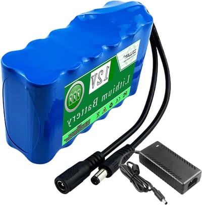 Lithium Ion Batterij - Oplaadbare Batterij Vervangende Batterij - Motoren Aandrijven - Met Power Display - 40x70x118mm - Zwart