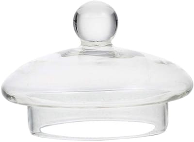 Dailygoods- Theepotdeksel Vervanging - Glazen Deksel - Helder - 8,20 x 8,20 x 5,00 cm - Geschikt voor 1000 ml Theepot - Voorkomt Lekken - Theekopdeksel