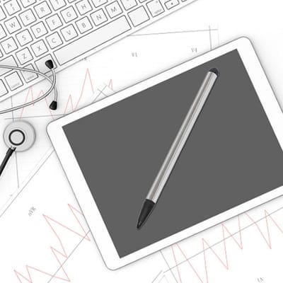 Stylus Pen - Digitale Pen - Precisie Tekenen - Hoge Gevoeligheid - 1.45mm Punt - Zilver