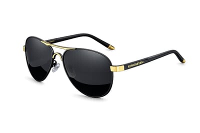 Kingseven Zwart - Gepolariseerd - Zonnebril Heren - Sunglasses - Zomertrend