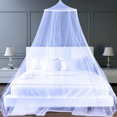HEZIVO® Klamboe XXL - 2 Persoons - Muskietennet met Opbergtas - Muggennet - Blauw