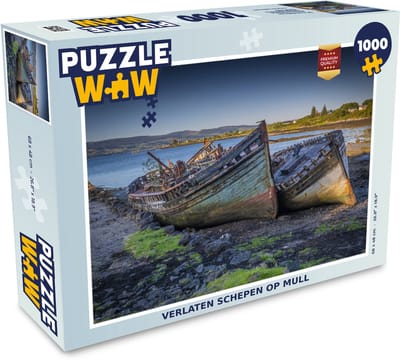 Puzzel Verlaten schepen op Mull - Legpuzzel - Puzzel 1000 stukjes volwassenen
