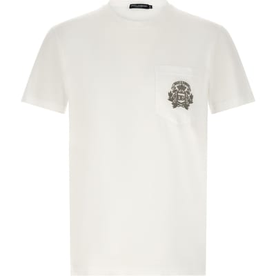 Dolce & Gabbana Witte Katoenen T-Shirt