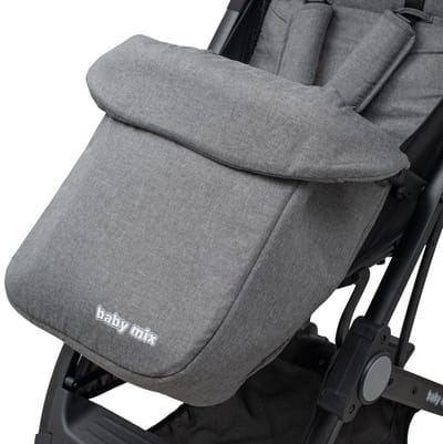 Baby Mix Bimelo buggy lichtgewicht 7,4 kg grijs - Kinderwagen