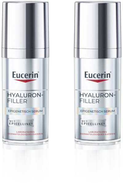 Eucerin Hyaluron-Filler Epigenetisch Serum Gezicht - Anti Rimpel Serum - Skincare - 30 ML - Voordeelverpakking - Bundel van 2