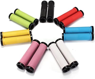Fiets Handvatten - Stuur Grips - Comfortabel Fietsen - Antislip Textuur - 12 cm Lengte - Rood