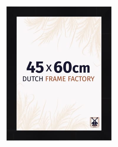 Fotolijst 45x60 cm - MDF - Zwart Hoogglans - Praag
