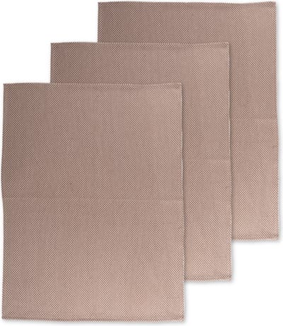 Keukenhanddoek DOBBY - SET/3 - 51x72 cm, cognac