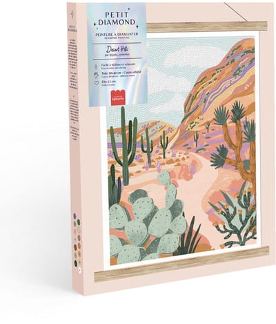 La Petite Epicerie Diamond Painting Kit "Desert Hills" 329g H33xW25.5xL3.5cm Creatieve | Hobbyset | kinderen en volwassenen