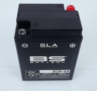 Batterie SLA BS Battery B38-6A SLA / 6V 13.7Ah pour moto Neuf