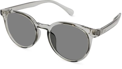 Vista Bonita PANTO – Zonneleesbril UV400 – Sterkte +0.50 – Kleur Kadushi Silver – Unisex model - Lichtgewicht– Comfortabele pasvorm – Modern en stijlvol - Inclusief etui en doekje