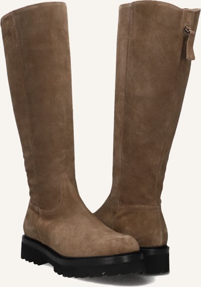 BLASZ 370-2887 Laarzen - Suède - Dames - Taupe - Maat 37