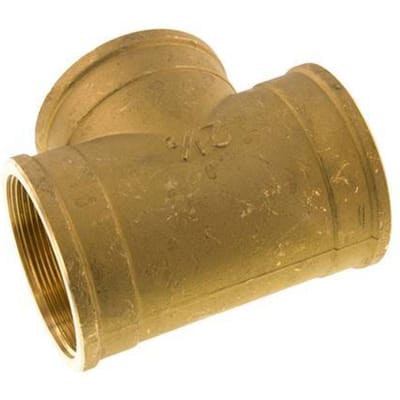 G 2 1/2'' Messing T-stuk 16 Bar - FL3T-F-B-212G