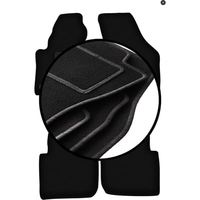 Complete set veloursmatten voor: Volkswagen Passat B6 / B7 USA sedan, stationwagen (2005-2014)