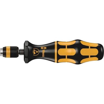 Wera - 7460 ESD Kraftform - draaimomentschroevendraaier - rapidaptor wisselhouder - 0.3-1.2nm - 155mm