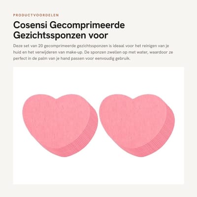 Dailygoods- Gezichtssponzen 20 Stuks - Herbruikbaar - Cosmetische Sponzen - Poriënexfoliërend - Make-upverwijdering - Diepe Reiniging - Schoonmaaksponges