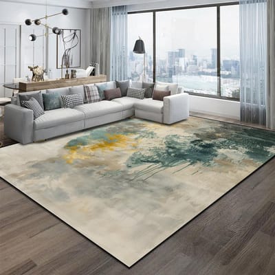 Abstract Kunst Tapijt Luxe Tapijt Huisdecoratie Woonkamer Sofa Vloermat Slaapkamer Bedrand Kleden Groot Oppervlak Antislip Mat 100*160cm