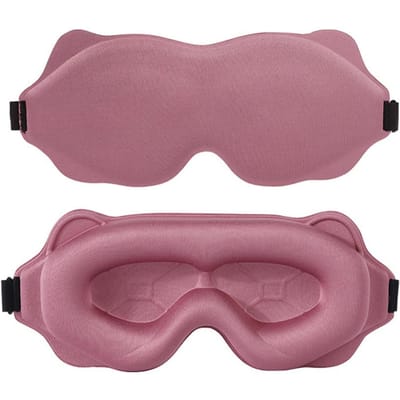 3D Slaapmasker Lichtblokkerend Slaapmasker Voor Ogen Zacht Slaaphulpmiddel Oogmasker Reizen Oogschaduw Nacht Ademend