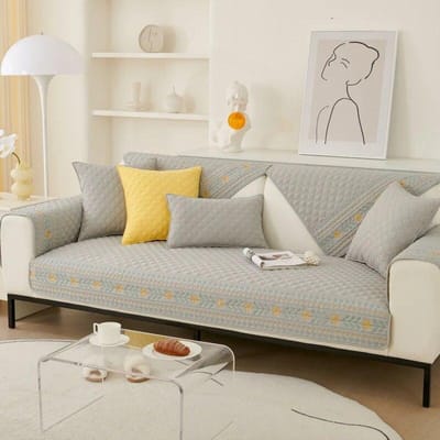 Moderne Stoffen Kunst Geborduurde Bankhoes Vier Seizoenen Universeel Licht Luxe High-End Woonkamer Bank Kussenhoes Rugdoek 70x70cm 1pcs