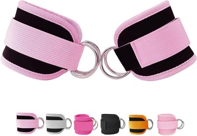 1 Paar Enkel Straps - Enkelbanden - Enkelband Cuff - Enkelbanden voor Kabelmachines - Verstelbare Enkelweerstandsbanden - Voor Bilspiertraining, Beenstrekkingen en Training Van Het Onderlichaam