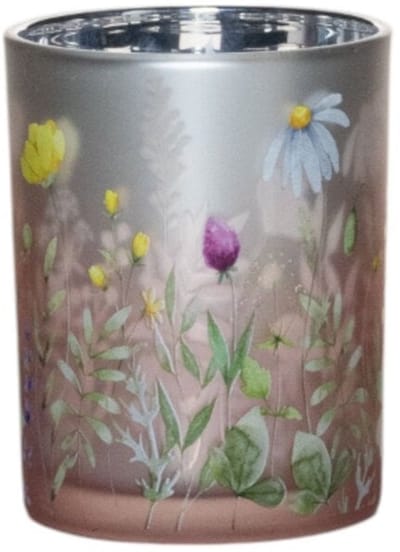 Mars & More Theelichthouder wilde bloemen large 18cm