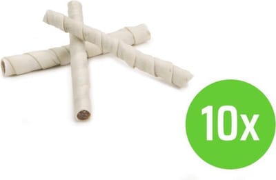 Beeztees Gevulde Kauwstaaf Kippenlever - hondensnack - 10 Verpakkingen